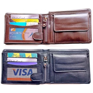 Мъжки кожен портфейл Р507