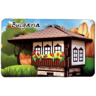 3D магнит "българска къща" 3D магнит "българска къща"