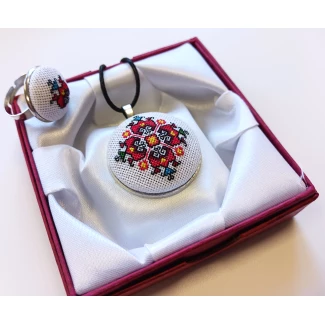 к-т бижута, ръчна бродерия, модел 10 к-т бижута, ръчна бродерия, модел 10