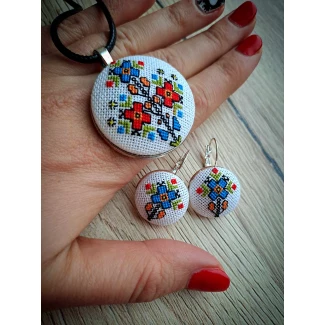 к-т бижута, ръчна бродерия, модел 13 к-т бижута, ръчна бродерия, модел 13