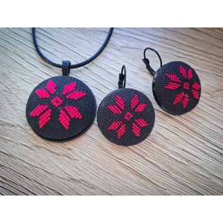 к-т бижута, ръчна бродерия, модел 20 к-т бижута, ръчна бродерия, модел 20