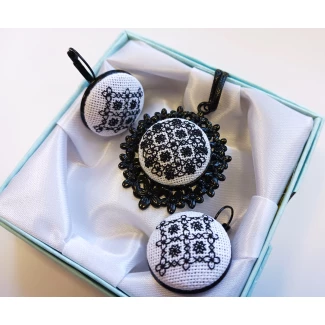 к-т бижута, ръчна бродерия, модел 5 к-т бижута, ръчна бродерия, модел 5