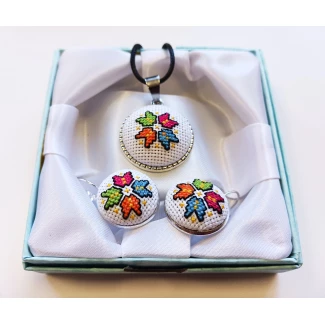 к-т бижута, ръчна бродерия, модел 7 к-т бижута, ръчна бродерия, модел 7