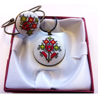 к-т бижута, ръчна бродерия, модел 8 к-т бижута, ръчна бродерия, модел 8