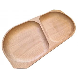 Дъска за поднасяне с 2 разделения