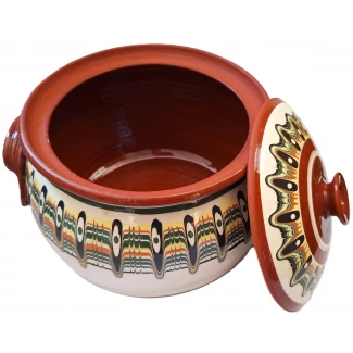 Гювеч троянска шарка- БЯЛ Гювеч троянска шарка- БЯЛ