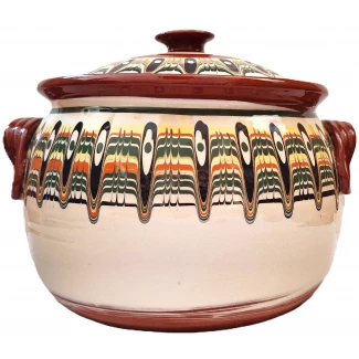 Гювеч троянска шарка- БЯЛ Гювеч троянска шарка- БЯЛ