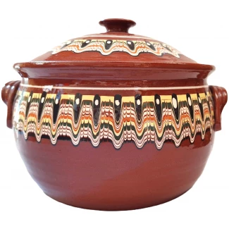 Гювеч троянска шарка- ЧЕРВЕН Гювеч троянска шарка- ЧЕРВЕН