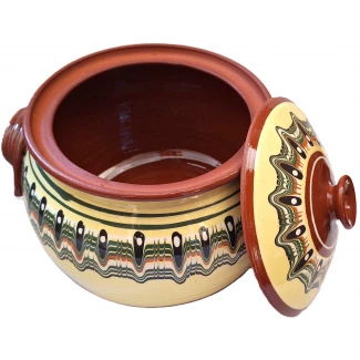 Гювеч троянска шарка- ЖЪЛТ Гювеч троянска шарка- ЖЪЛТ