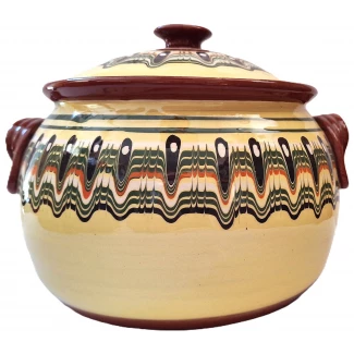 Гювеч троянска шарка- ЖЪЛТ Гювеч троянска шарка- ЖЪЛТ