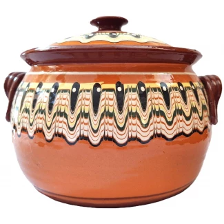 Гювеч троянска шарка- ОРАНЖЕВ Гювеч троянска шарка- ОРАНЖЕВ