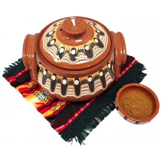 Гювече троянска  шарка 600мл. Гювече троянска  шарка 600мл.