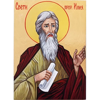 Икона "Свети Пророк Илия" 22см./16см.- ръчна изработка
