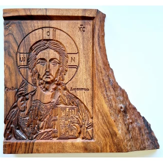 Икона "Исус" 23см./26см.- машинна резба Икона "Исус" 23см./26см.- машинна резба