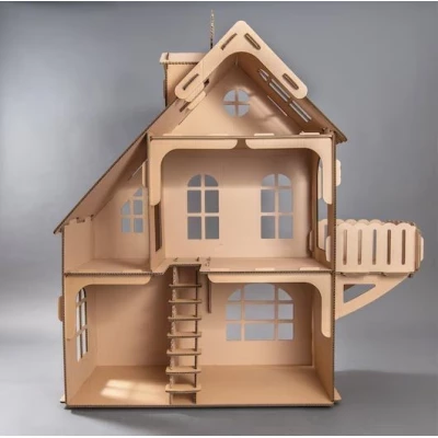 Сглобяема детска къщичка за игра от картон