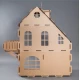 Сглобяема детска къщичка за игра от картон