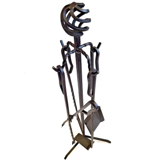 Комплект за камина от ковано желазо Комплект за камина от ковано желазо