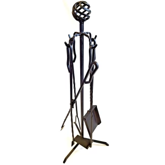 Комплект за камина от ковано желазо