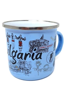 Метално канче "България", синьо