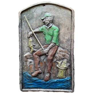 Керамична картина "Рибар"