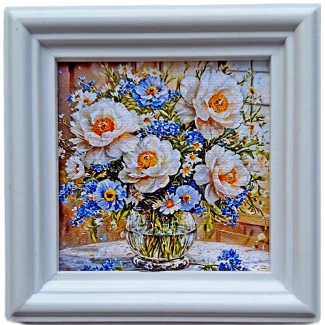 Картина с магнит- 7.5см./7.5см.  модел 10