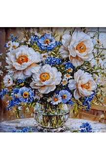 Картина с магнит- 7.5см./7.5см.  модел 10