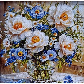 Картина с магнит- 7.5см./7.5см.  модел 10 Картина с магнит- 7.5см./7.5см.  модел 10