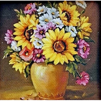 Картина с магнит- 7.5см./7.5см.  модел 11 Картина с магнит- 7.5см./7.5см.  модел 11