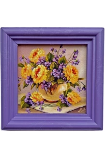 Картина с магнит- 7.5см./7.5см.  модел 8