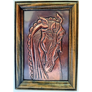 Медна картина "Кон"