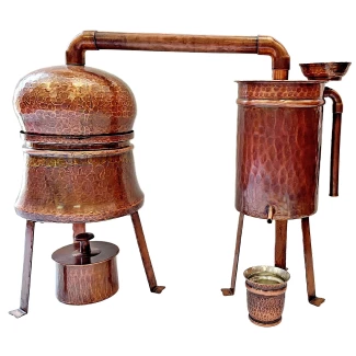 Меден мини казан (дестилатор) за ракия 1л.