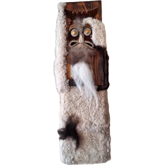 Кукер за стена- естествена кожа и дърво Кукер за стена- естествена кожа и дърво