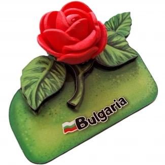 БГ магнит "Роза", единична БГ магнит "Роза", единична