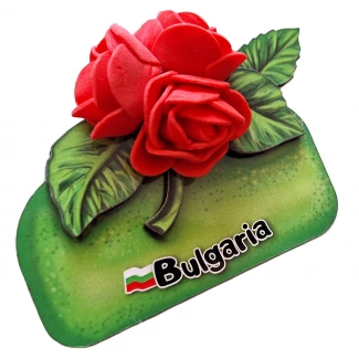БГ магнит "Роза", тройна БГ магнит "Роза", тройна