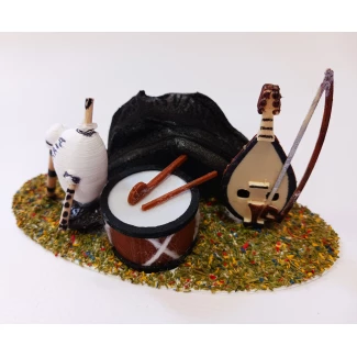 Макет "Музикални инструменти" 13см./6см./5см.
