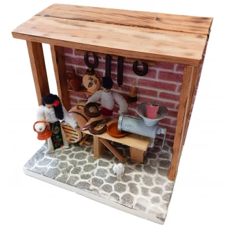 Макет "Да направим суджука..." 13см./9см./13см. Макет "Да направим суджука..." 13см./9см./13см.