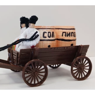 Макет "Каручка със солници" 18см./6см./8см. Макет "Каручка със солници" 18см./6см./8см.