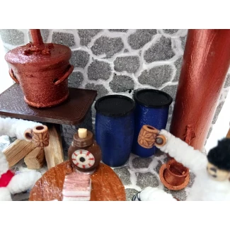 Макет "Казан за ракия" 13см./9см./13см.