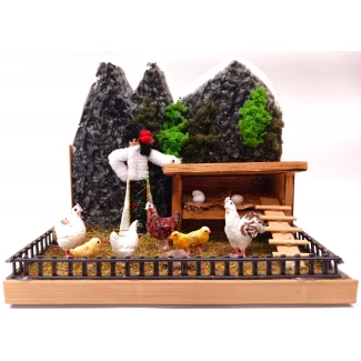 Макет "Курник" 14см./10см./13см. Макет "Курник" 14см./10см./13см.