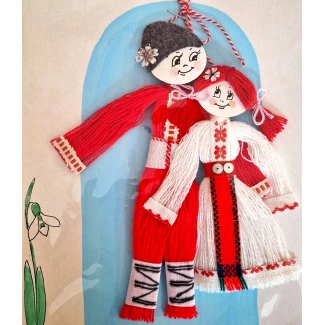 Мартеница "Пижо и Пенда", голяма, модел 4 Мартеница "Пижо и Пенда", голяма, модел 4