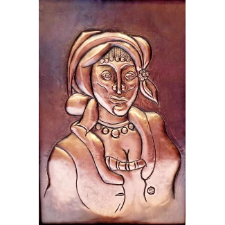 Медна картина "Мома" Медна картина "Мома"