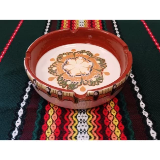 Пепелник троянска шарка- БЯЛ