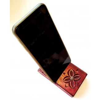 Стойка за телефон- ръчна резба Стойка за телефон- ръчна резба