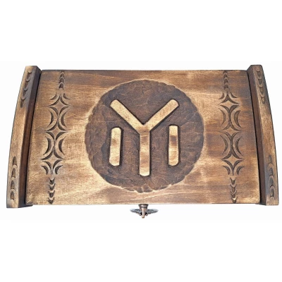 Скрин "Дуло", голям- ръчна дърворезба