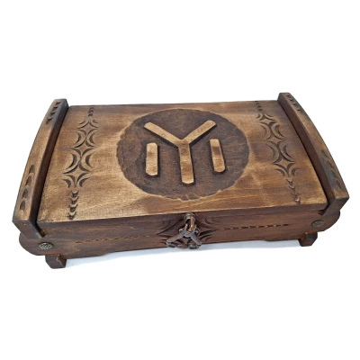 Скрин "Дуло", голям- ръчна дърворезба